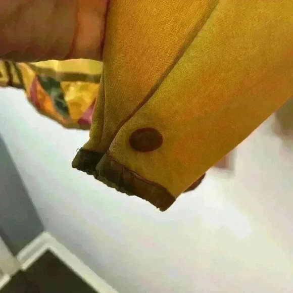 Vintage Comfort Colors Womens Jacket Cardigan Small Suede Buttons Fall Boxy - Picture 10 of 14